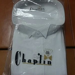 4XL (32/33) Chaplin Tuxedo Shirt New